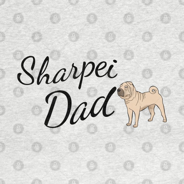 Sharpei Dad by tribbledesign